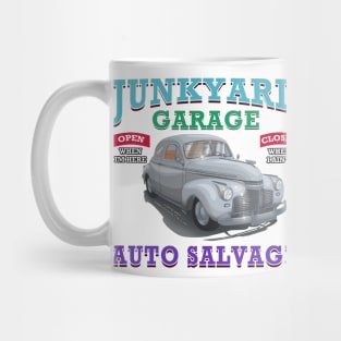 Junkyard Garage Classic Car Hot Rod Novelty Gift Mug